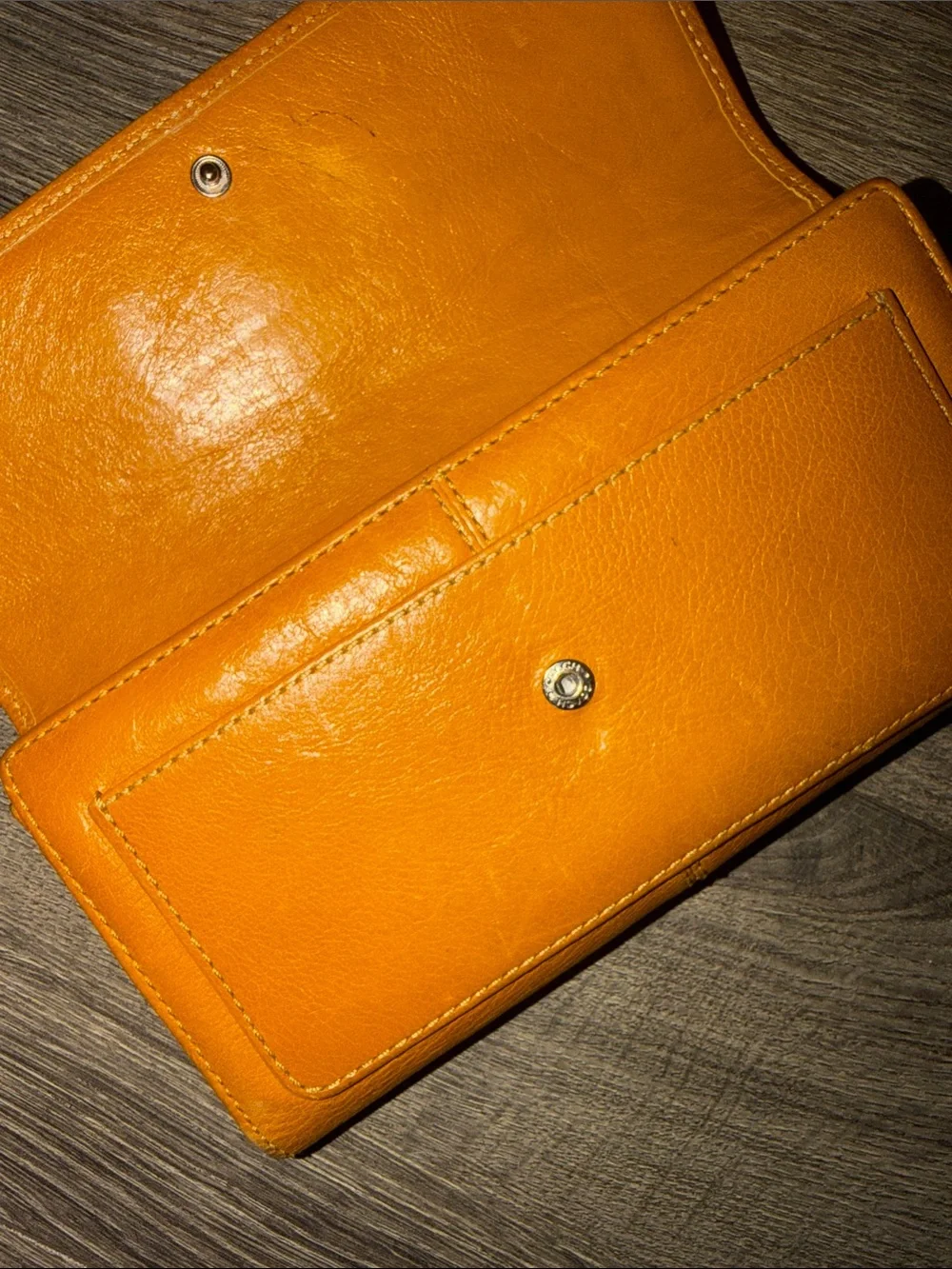 Coach Soho pleated leather wallet
